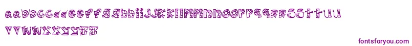 MtfScribblie Font – Purple Fonts on White Background