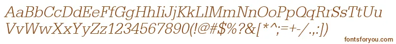 UrwegyptiennetlignarOblique Font – Brown Fonts