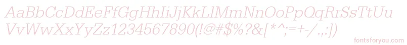 UrwegyptiennetlignarOblique Font – Pink Fonts