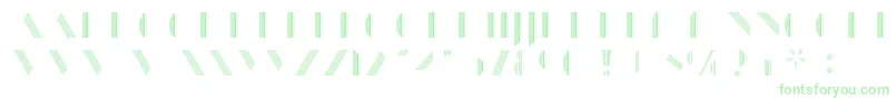 ManbowStripeフォントについての詳細 フォントManbowStripe – 緑のフォント