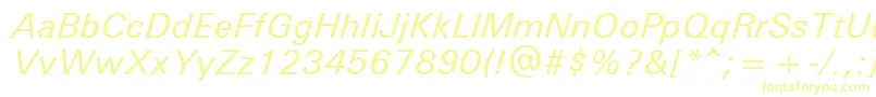 UniversРќРµР¶РёСЂРЅС‹Р№РљСѓСЂСЃРёРІ Font – Yellow Fonts