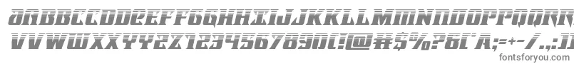 Lifeforcehalfital-fontti – harmaat kirjasimet valkoisella taustalla