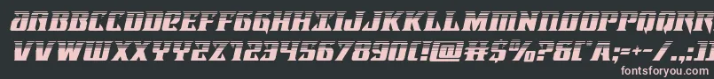 Lifeforcehalfital Font – Pink Fonts on Black Background