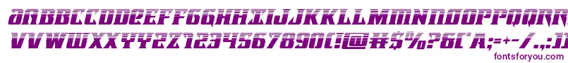 フォントLifeforcehalfital – 白い背景に紫のフォント