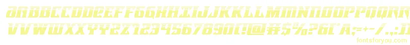 Шрифт Lifeforcehalfital – жёлтые шрифты