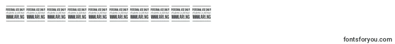 ShadedlarchPersonalUse Font – Fonts for Numbers and Digits