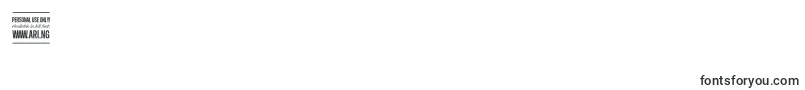 ShadedlarchPersonalUse-Schriftart – Schriften für die Ziffer 3