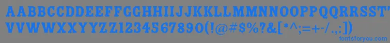 More about ZebrawoodstdFill Font ZebrawoodstdFill Font – Blue Fonts on Gray Background