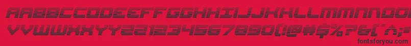 fuente Gearheadscanital – Fuentes Negras Sobre Fondo Rojo