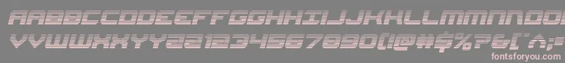 Gearheadscanital Font – Pink Fonts on Gray Background