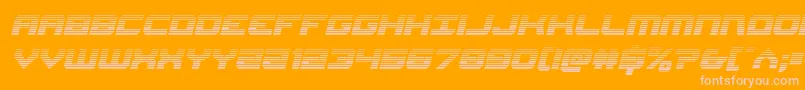 Gearheadscanital Font – Pink Fonts on Orange Background