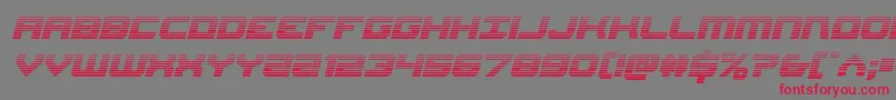 Gearheadscanital Font – Red Fonts on Gray Background