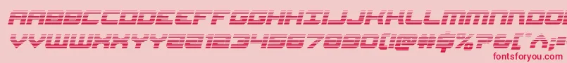 Gearheadscanital Font – Red Fonts on Pink Background