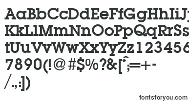 L850SlabBold font – Fonts Starting With L