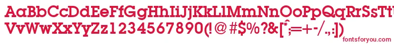 L850SlabBold Font – Red Fonts