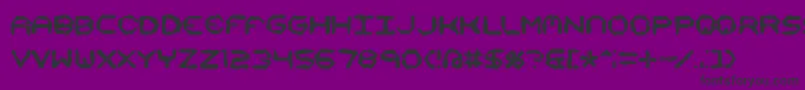 Mishmash4x4iBrk Font – Black Fonts on Purple Background