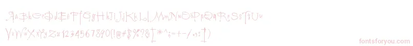 Vampyriqua Font – Pink Fonts on White Background