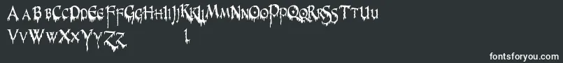 PrUncialCreepyNarrow Font – White Fonts