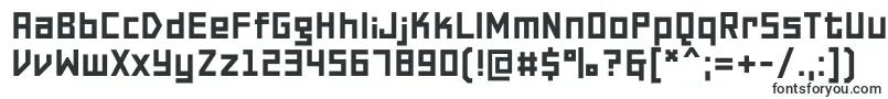 Шрифт PfonlinetwoproDouble – объёмные шрифты