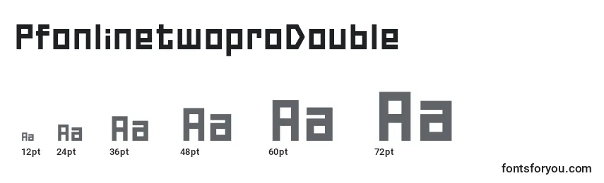 PfonlinetwoproDouble Font Sizes