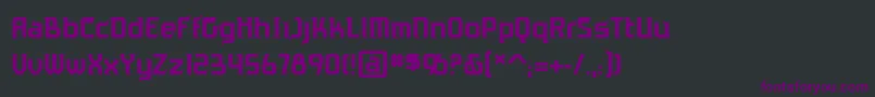 Шрифт AntigravbbReg – фиолетовые шрифты на чёрном фоне