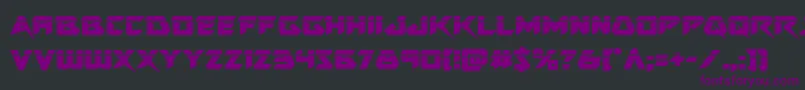 Skirmisherlaser Font – Purple Fonts on Black Background