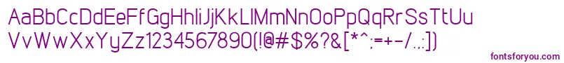 LintelRegular Font – Purple Fonts on White Background