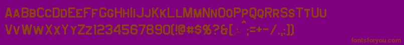 Más sobre la fuente Jefferies fuente Jefferies – Fuentes Marrones Sobre Fondo Morado