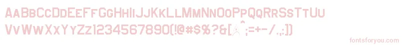 Jefferies Font – Pink Fonts on White Background