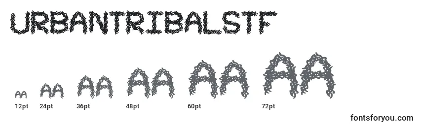 UrbanTribalStf Font Sizes