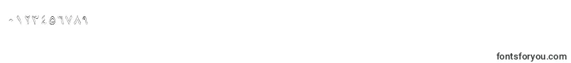 BTawfigOutline Font – Fonts for Numbers and Digits