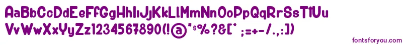 BigCarShortGun Font – Purple Fonts