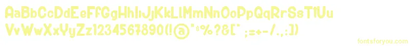 BigCarShortGun Font – Yellow Fonts