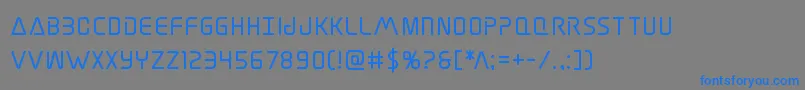 More about Elitedangerbold Font Elitedangerbold Font – Blue Fonts on Gray Background