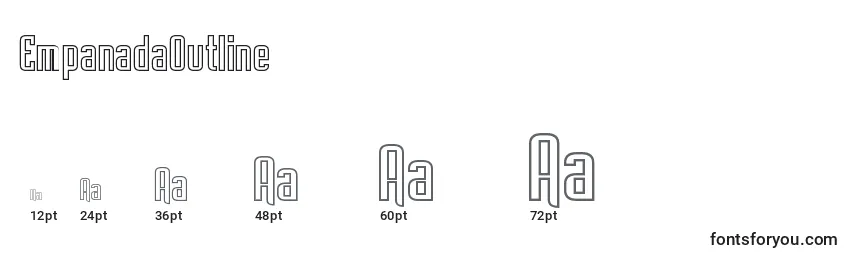 EmpanadaOutline Font Sizes