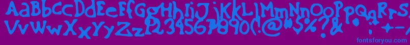 More about SinkingShip01 Font SinkingShip01 Font – Blue Fonts on Purple Background