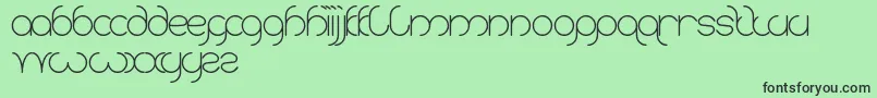 Karitza Font – Black Fonts on Green Background