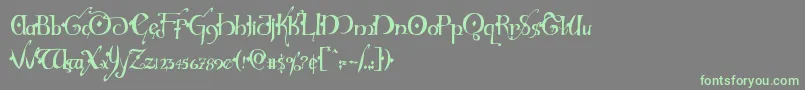 More about Hollyjinglesolidcond Font Hollyjinglesolidcond Font – Green Fonts on Gray Background