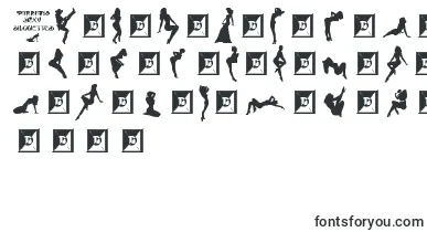  Darrianssexysilouettes font