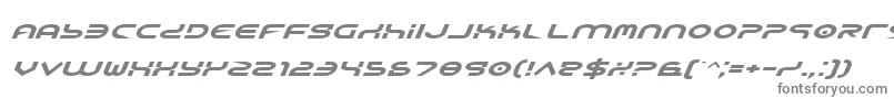 Yukonei Font – Gray Fonts on White Background