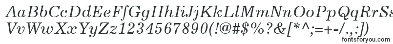 ExcelsiorLtItalic Font – Fonts for iPhone