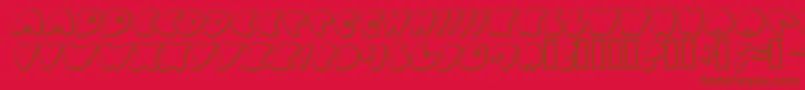 More about GotNoHeart Font GotNoHeart Font – Brown Fonts on Red Background