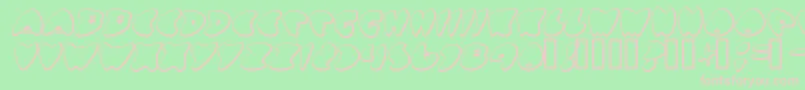 GotNoHeart Font – Pink Fonts on Green Background