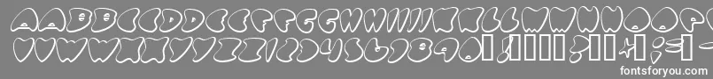 GotNoHeart Font – White Fonts on Gray Background