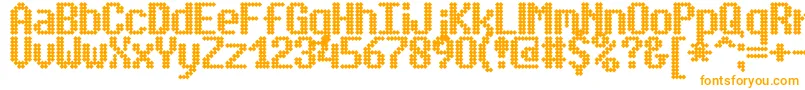 SimpletonBrk Font – Orange Fonts on White Background