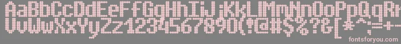 SimpletonBrk Font – Pink Fonts on Gray Background