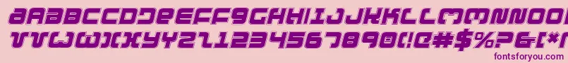 Exedoreci Font – Purple Fonts on Pink Background