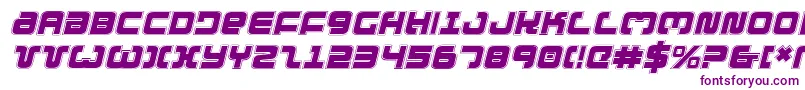 Шрифт Exedoreci – фиолетовые шрифты на белом фоне