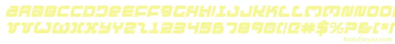 Exedoreci-Schriftart – Gelbe Schriften