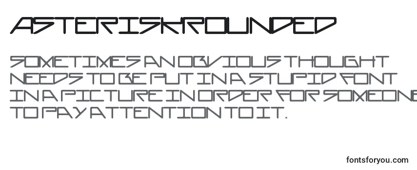Шрифт AsteriskRounded